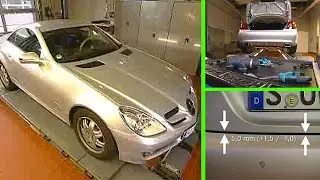 Mercedes-Benz SLK — Как снять/установить задний бампер | R171