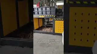 High Torque Twin Shaft Shredder with Wear-Resistant Blades