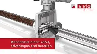 Mechanical pinch valve, advantages and function