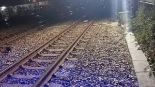 JR神戸線 須磨踏切 早朝 LIVE 配信　in KOBE Japan