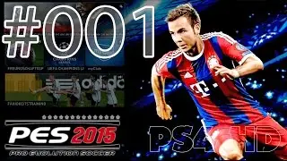 PES 2015 PS4  #1 Day one Men&uuml; Ansicht