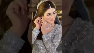 Silver dress bridal makeup