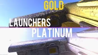 ALL PLATINUM vs GOLD LAUNCHER CAMOS | Call of Duty Modern Warfare 2019