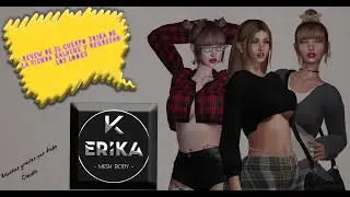 Second Life Review del cuerpo Erika de la tienda kalhene//Erika mesh body review from kalhene store