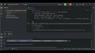 Download video list from YouTube with progress bar using Python