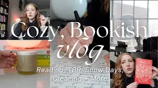 Winter Bookish Vlog: Reading Updates, 2026 TBR, Snow Days, Cleaning, Making Pizza + more
