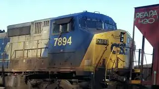 CSX Trains in Highland NY, 3/27/2020