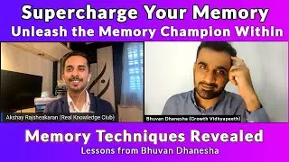 Mastering Memory Techniques: Business Success in the Era of AI - Bhuvan Dhanesha