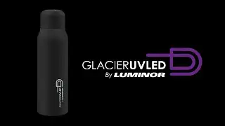 Glacier UV LED Water bottle by LUMINOR Environmental