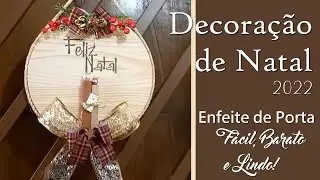 Natal DIY! - Enfeite de Porta