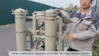 coalescence separator oil filtration machine