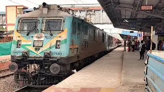 17479/Puri - Tirupati Express Announcement | Navjeevan Express Crossing Danapur Clone Special | TEL