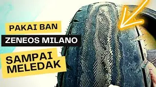 BAN ZENEOS MILANO NMAX SETELAH PEMAKAIAN 1 TAHUN // SAMPAI MELEDAK DI JALAN