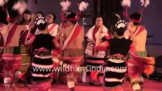 Rongmei Naga dance - Sangai Festival, Manipur