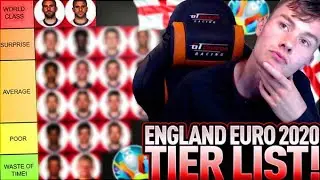 ENGLAND EURO 2020 TIER LIST|26 MAN SQUAD AND MANAGER RATINGS!!