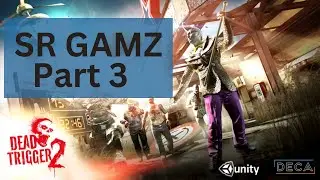 Killing Zombies with a Machine Gun on a Helicopter | Dead Trigger 2 Mobile Gameplay (Hindi)| SR Gamz