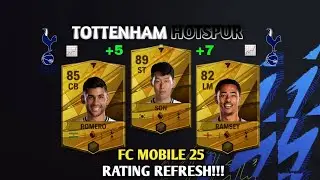 RAMSEY TO TOTTENHAM,SON 89!!??||TOTTENHAM HOTSPUR PLAYER RATINGS REFRESH|| FC MOBILE 25!!!