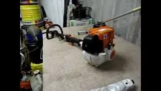 STIHL KM100R  BEING TESTED