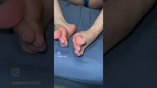 Pezinhos Amora - pink soles tease you 🔥