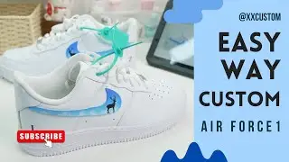 Easy Way：Cutom Air force 1#nike #airforce #custom