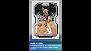 2020-21 PANINI NFT BLOCKCHAIN PRIZM NBA BLUE CIRCLES PARALLEL PACKS PULLED A LAKERS LEGEND!!!