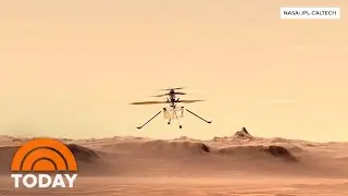 Mars Helicopter Ingenuity Makes Its First Flight On Red Planet | TODAY