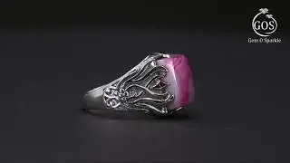 Antique and unique mens natural stone silver sterling rings collection for mens