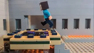Lego Steve Beats Minecraft 