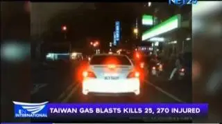 Taiwan gas blast kills 25, injures 270