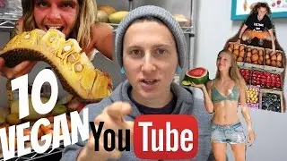 10 New Vegan YouTube🎥 Channels To Follow💇 (Recipes🌯Fitness🚴Travel✈️)