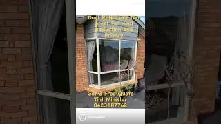 House window Tint for heat reduction and Increased Privacy
