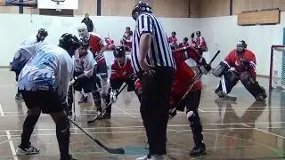Surrey Giants vs. Thrashers - Period 1 (03/29/14) Ball Hockey Dangles Toe Drag Drills Dekes Tricks