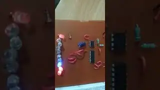 LED Chaser using 4017 Counter and 555 Timer Project