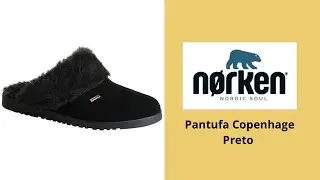 Pantufa Copenhage forrada em l&atilde; de carneiro (Mod.PCP)