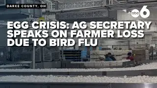 U.S. Secretary of Agriculture speaks to local egg farmers on flock loss due to avian flu