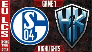 S04 vs H2K Highlights | EU LCS Week 4 Spring 2018 W4D2 | FC Schalke 04 vs H2K Highlights