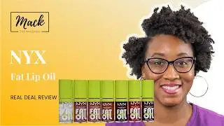 I Test-Drove 7 NYX Fat Lip Oil Drip Shades...Here's How It Worked| Brown Skin Makeup Swatches