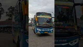 Suara rem anginya bikin candu🤩🤩 #shorts #videobus #busmania