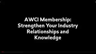 AWCI Membership Renewal 2025