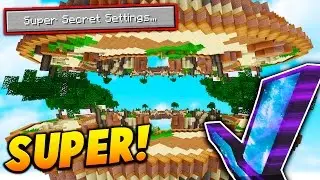 SUPER SECRET SETTINGS KILL CHALLENGE! - Minecraft SKYWARS (CHALLENGES)