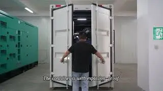 Windproof and Rainproof 625KVA Yuchai Silent Containerized Diesel Genset