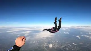 Skydive AFF Jump #6 Backflips & Frontflip!