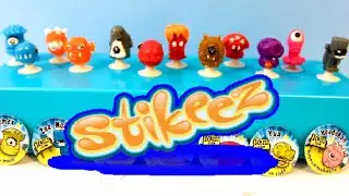 LIDL Ickee STIKEEZ Mystery Blind Bags 2016! Toy Review Unboxing kids adorables Mu&ntilde;equitos de Stikeez