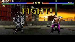 Smoke - Mortal Kombat 3 - All Fatalities, Animality, Friendship, Babality and Ending.