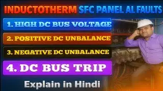 🔥 Inductotherm Panel Faults Explained 😱 | High DC Bus Voltage & DC Unbalance Full Practical | @Tapan