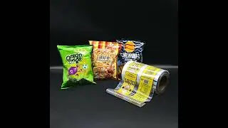 Food Packaging Roll Film Wrap for Potato Chips Printing Laminated Plastic Snack Packaging Bags