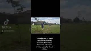 31 year old #blind UK runner completes Rose, Lenasia #parkrun in 25mins assisted by  Bhavik Makkan