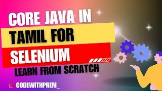 Java crash course for selenium | 01 | code with prem #codewithprem