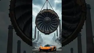 Koenigsegg Jesko Trapped Beneath a Falling Ramp | Coastal Junkyard CGI Scene