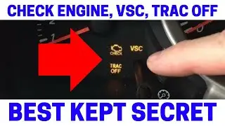 (Part 5) How To Fix Your Check Engine, VSC, Trac Off Warning Lights